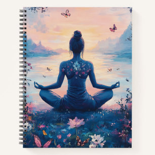 Serene Meditation at Sunrise (2) Notebook