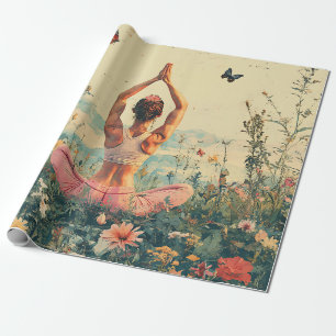 Serene Meditation at Sunrise (3) Wrapping Paper