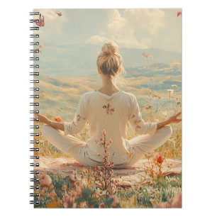 Serene Meditation at Sunrise (5) Notebook