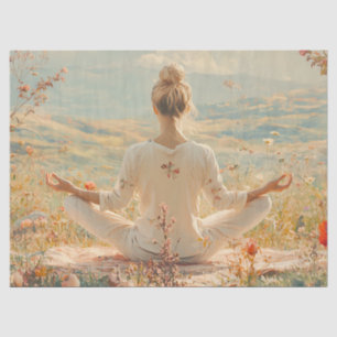 Serene Meditation at Sunrise (5) Tissue Paper