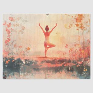 Serene Meditation at Sunrise (7) Tissue Paper