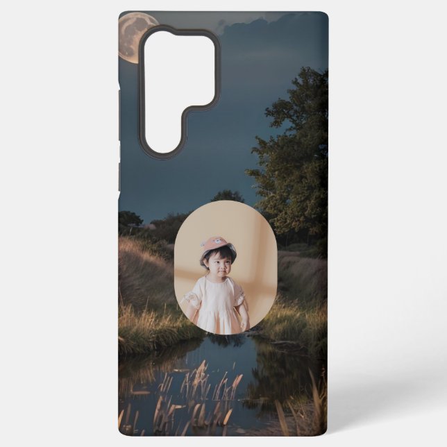 Serene Moonlight Landscape Case (Back)