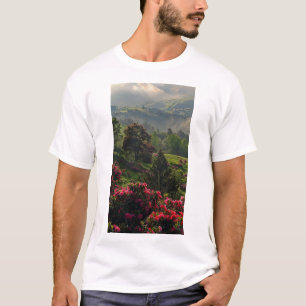 Serene Mountain Spring Nature Scene T-Shirt