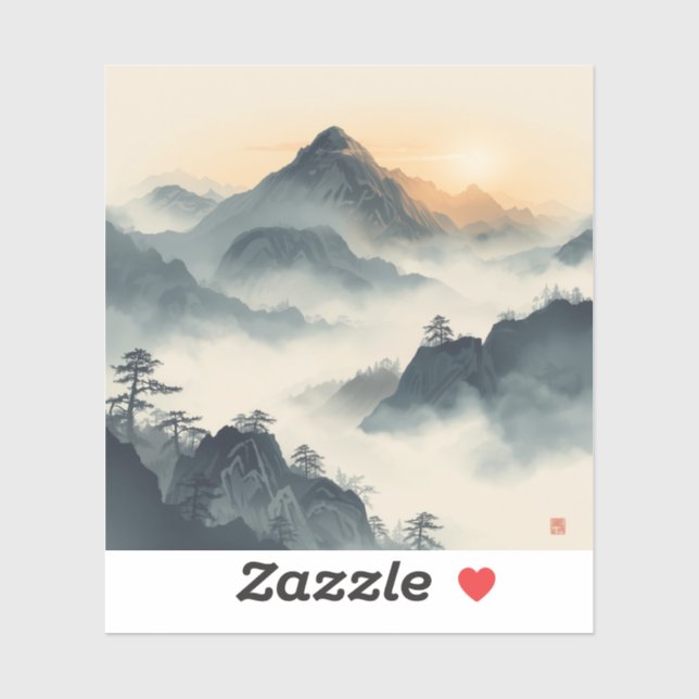 Serene Mountain Sunrise (Sheet)