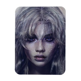 Serene Mystical Dark Fantasy Female Portrait