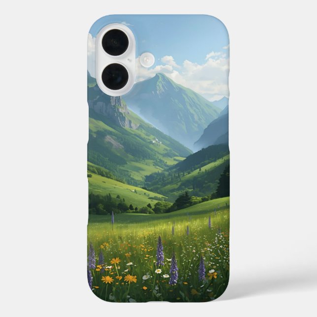 Serene Nature Art Case – Picturesque Landscape (Back)