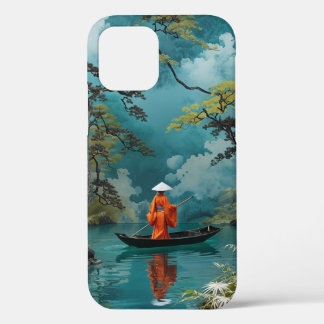 Serene Nature-Inspired Tough Phone Case