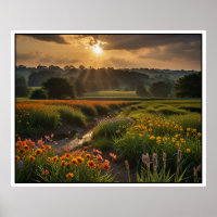 Serene Nature Landscape Scene
