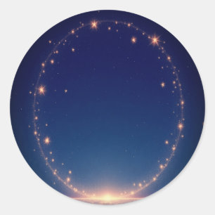 Serene Night Sky Sticker