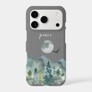 Serene Nighttime Mountain Landscape Peace