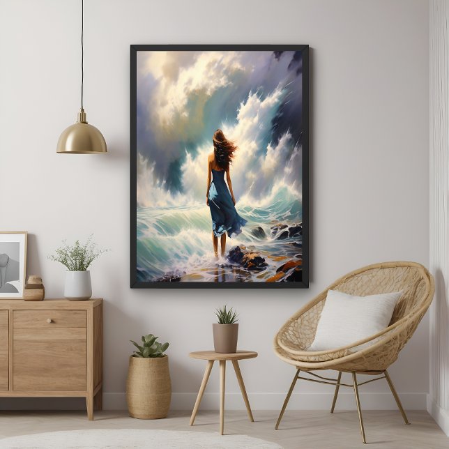 Serene Ocean Escape – Coastal Art Poster (Creator Uploaded)