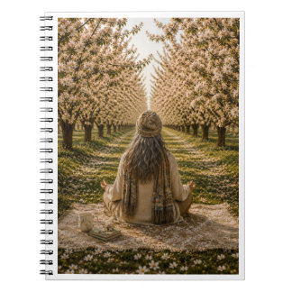 Serene Orchard Sticky Notes | Romantic Botanical  Notebook