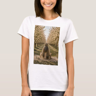 Serene Orchard Walk T-Shirt Romantic Autumn Natu