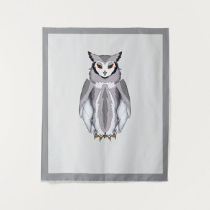 Serene Owl Wall Medium (50" x 60") Tapestry