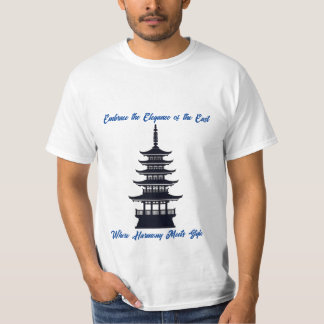 Serene Pagoda Elegance T-Shirt