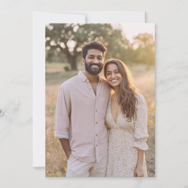 Serene Pale Yellow Vintage Photo Invitation (Front)