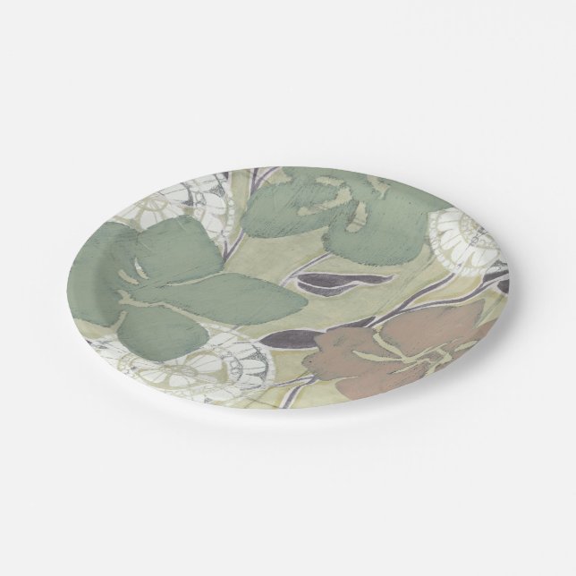 Serene Pastels II Paper Plate (Angled)