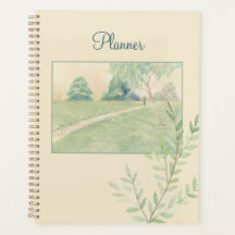 Serene Path Watercolor Daily Planner