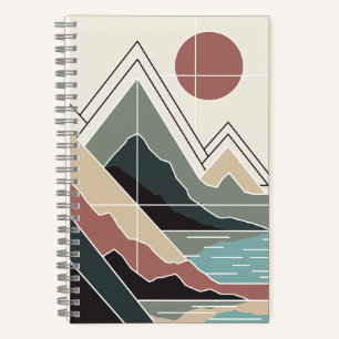 Serene Peaks Notebook