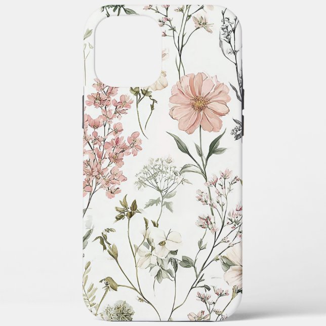 Serene Petals Case-Mate iPhone Case (Back)