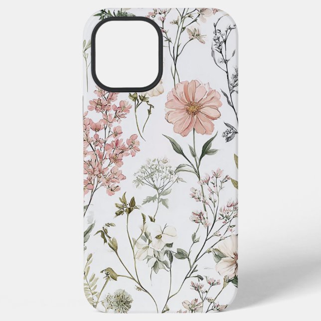 Serene Petals iPhone Case (Back)