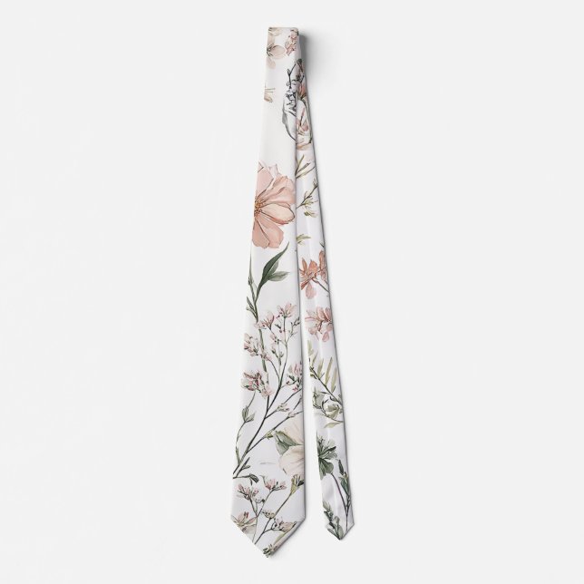 Serene Petals Tie (Front)