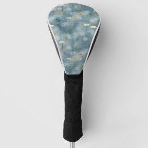Serene Rain Garden Floral Pattern (6) Golf Head Cover