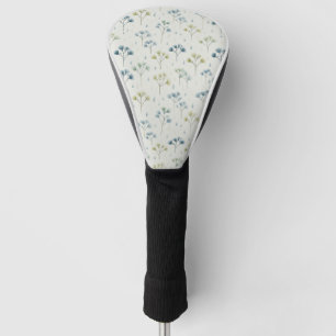 Serene Rain Garden Floral Pattern (9) Golf Head Cover