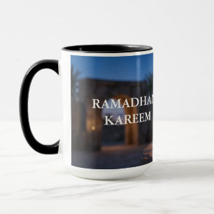 Serene Ramadan Twilight - Lantern & Dates Mug