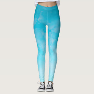 *~* Serene Reach for the Sky Watercolor Leggings