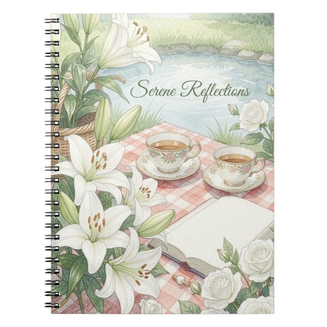 Serene Reflections Notebook (Front)