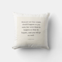 Serene Rest Pillow — Epictetus Stoic Calm