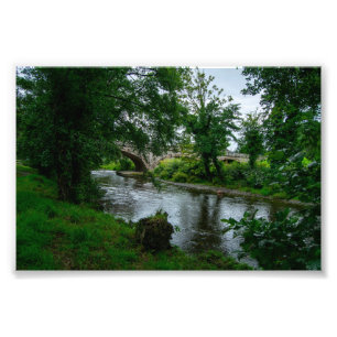 Serene River Elwy and St. Asaph Bridge Photo Print