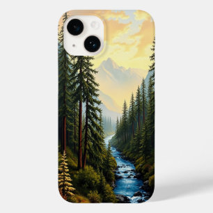 Serene River in a Stunning Forest Case-Mate iPhone 14 Case