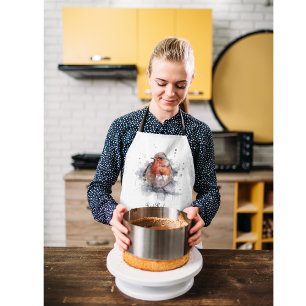 Serene Robin, custom Apron