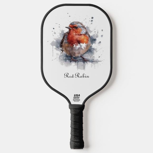 Serene Robin, custom Pickleball Paddle (Front)