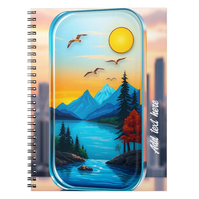 Serene & Romantic! Notebook (Front)