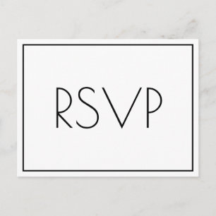 Serene RSVP Postcard