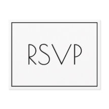 Serene RSVP Postcard