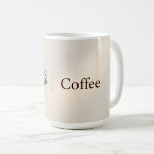 Serene Sabr & Coffee   Modern Minimalist Arabic Ca Coffee Mug