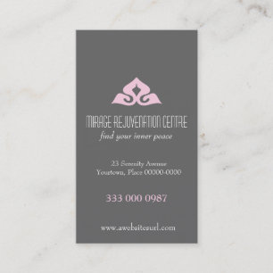 Serene Salon Appointment Business Card