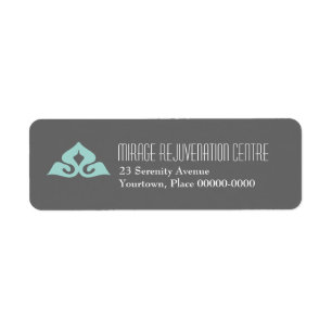 Serene Salon Return Address Labels