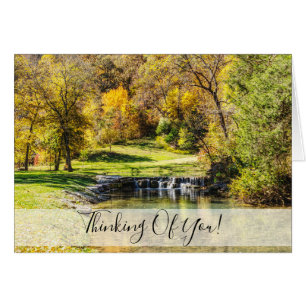Serene Scene Dogwood Canyon Thinking Of You Card
