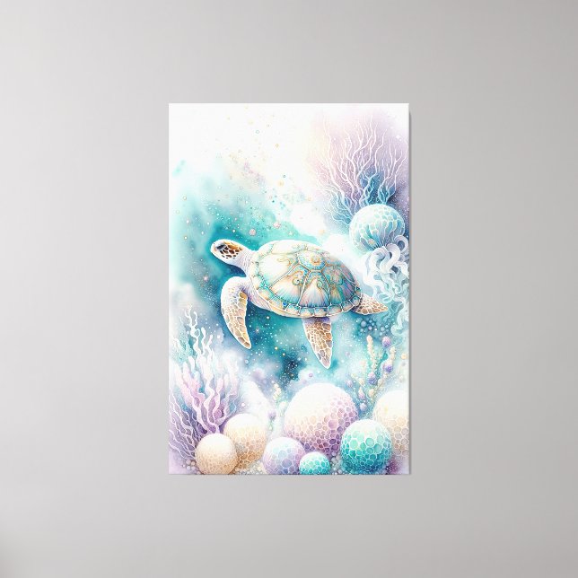 Serene Sea Turtle Decor (Front)