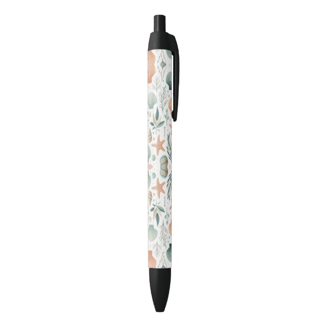 Serene Sealife Black Ink Pen (Bottom (Vertical))