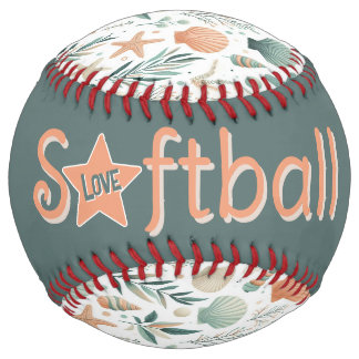 Serene Sealife (personalize) Softball