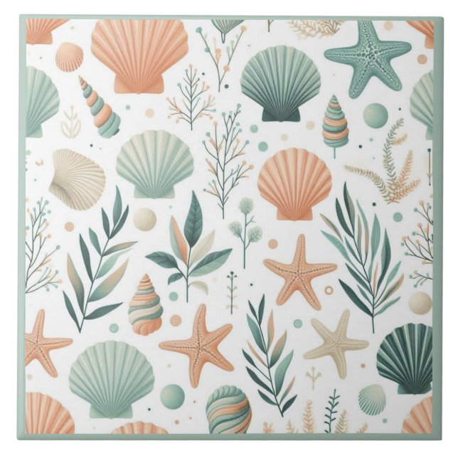 Serene Sealife Tile (Front)