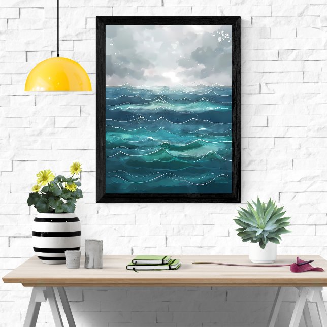 Serene Seascape Poster (Creator Uploaded)