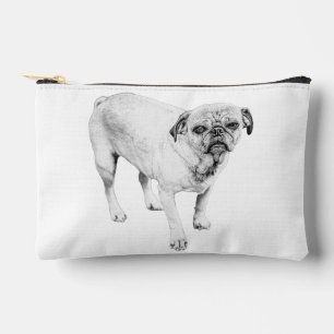 Serene Shaded Dog Makeup Bag For Calm Beauty