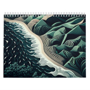 Serene Shores Calendar